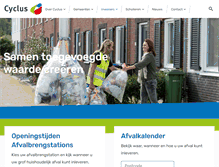 Tablet Screenshot of cyclusnv.nl